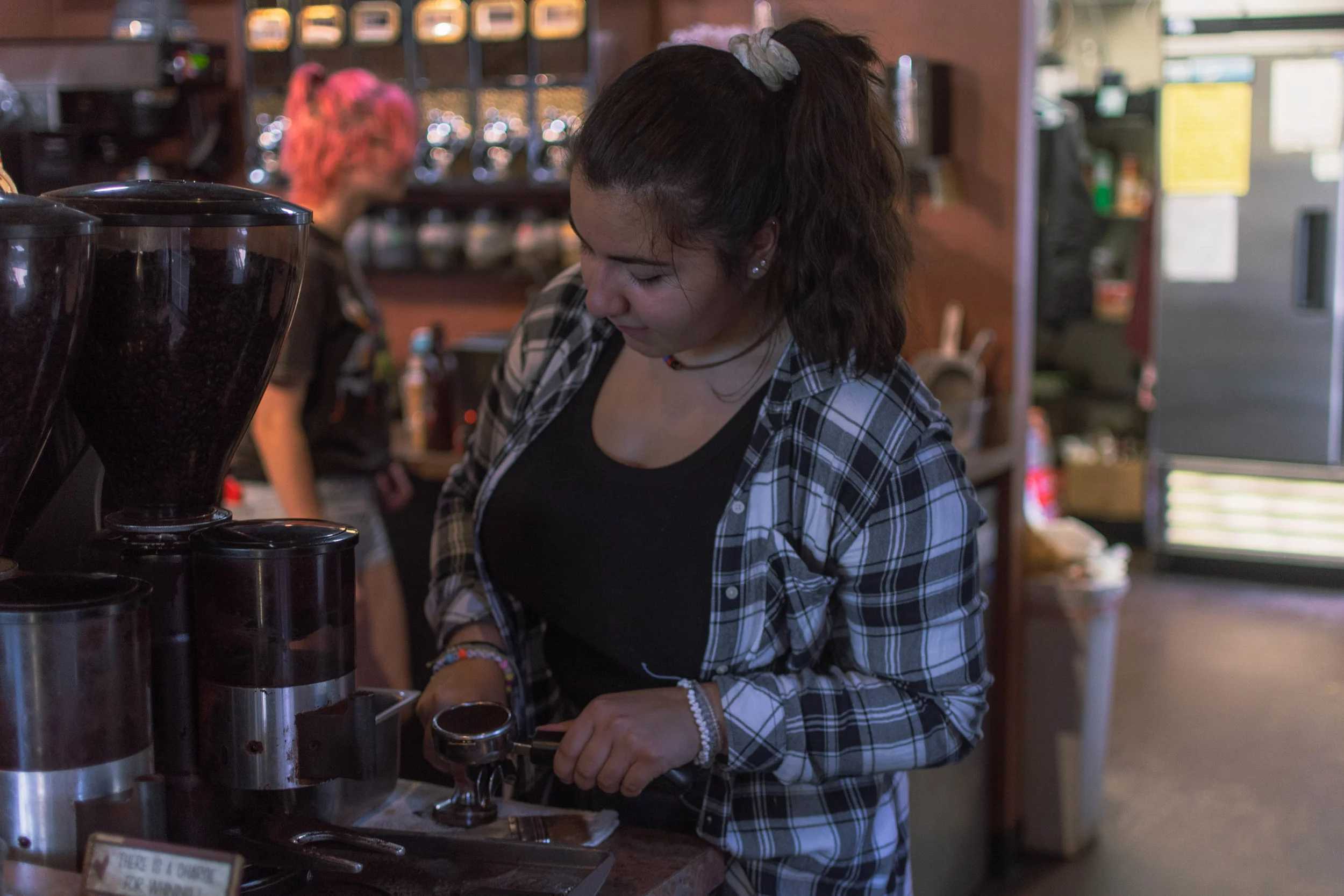 Sophia Pallante, an employee at Everbean and local high school student
