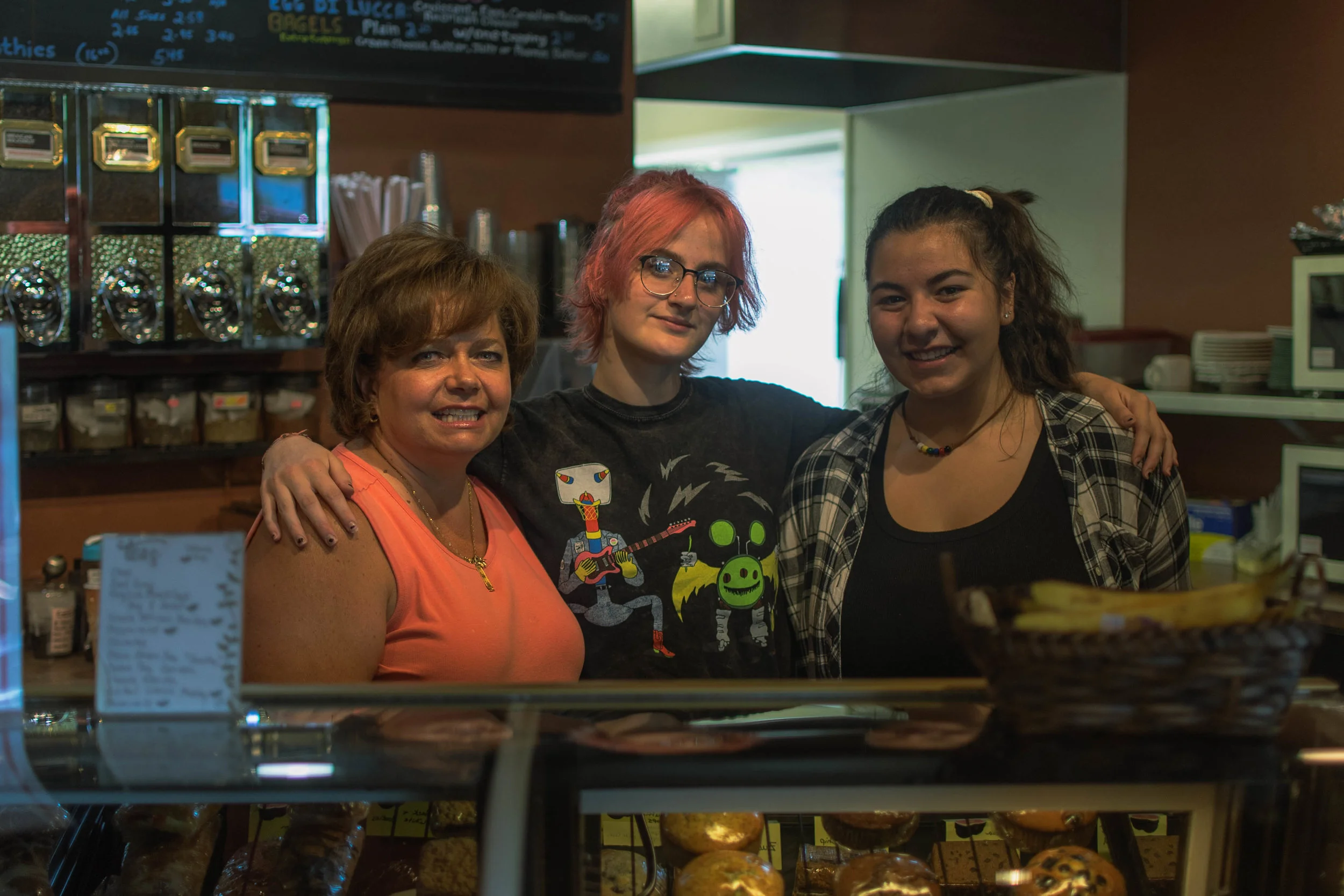 Left to right: Cheryl Pankonien, Jenna Merritt and Sophia Pallante