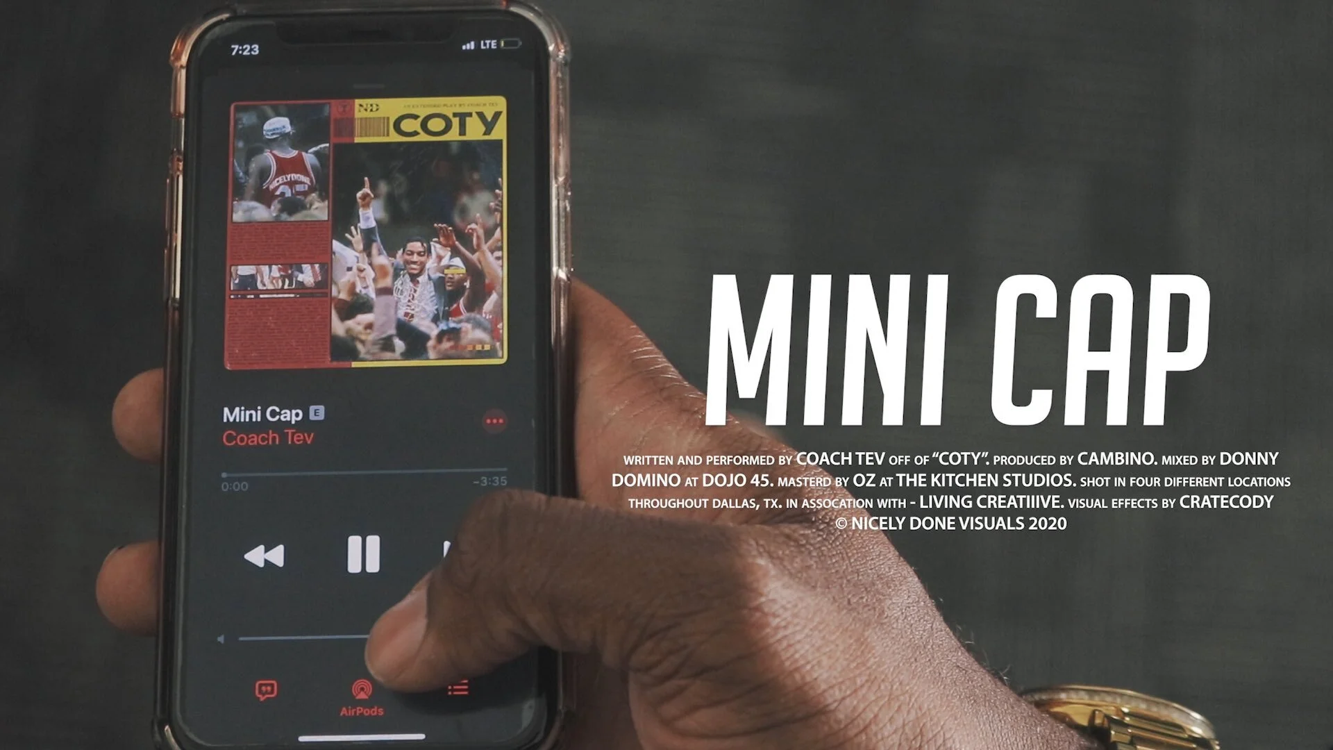 Coach Tev’s latest visual for Mini Cap