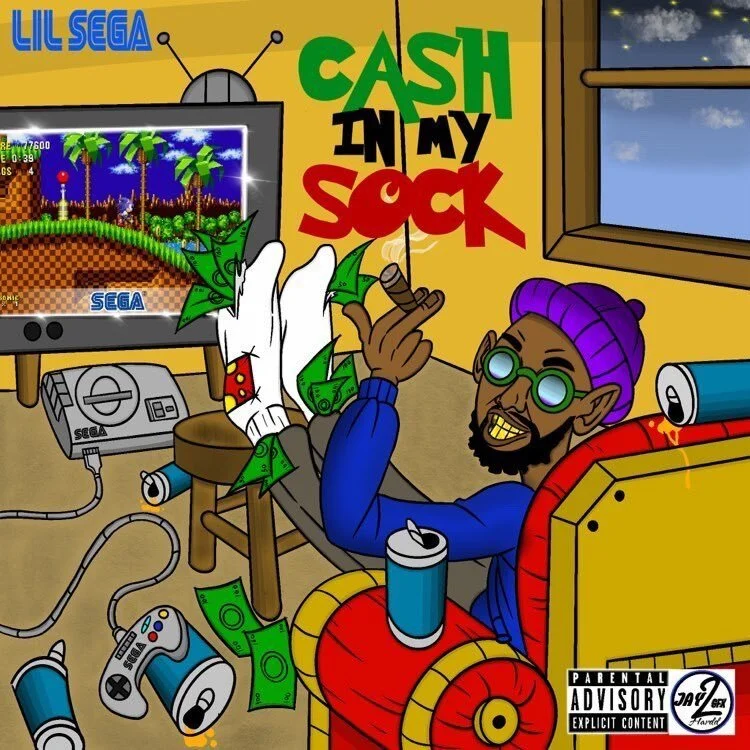 Lil $ega's latest ep, Cash in my sock