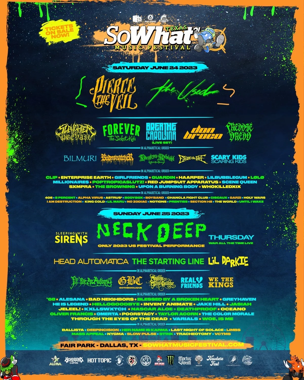 So What?! Festival tickets on sale, Frozen Soul brings the blizzard home and more