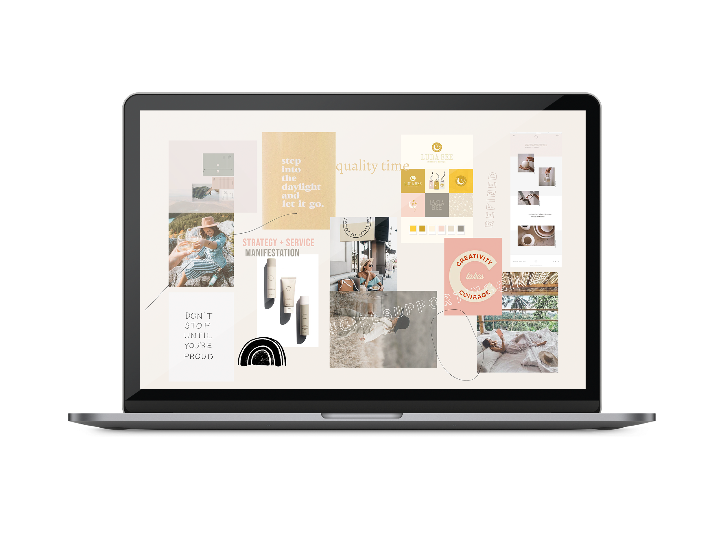 This is how my vision board turned out for the month of May (and lets be honest, probably June too!) If you create a vision board using my process, I would LOVE for you to tag me on instagram (@honeyandcocreative).