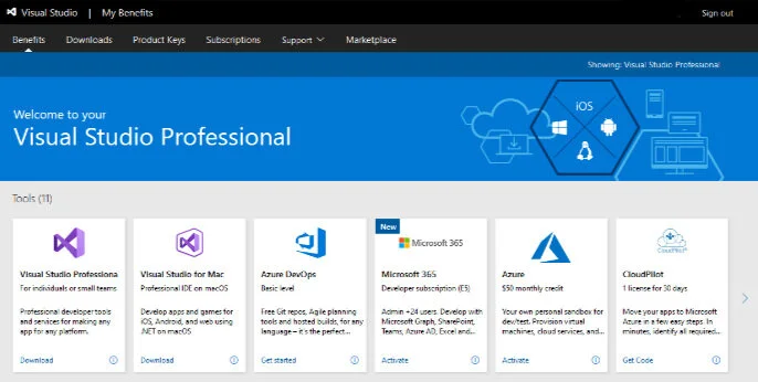 Microsoft Visual Studio Azure Credit Activation - LabLand.tech