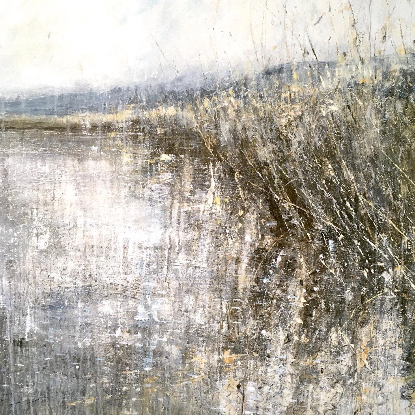 The Reeds by Susie Monnington, wonderful large scale paintings of the river Ouse and Downland exhibited at the Dairy Studio Lewes alongside hand thrown tableware by Topsy Jewell, Oriana Jewellery.  There is also a wonderful Forest Sculpture Trail by 