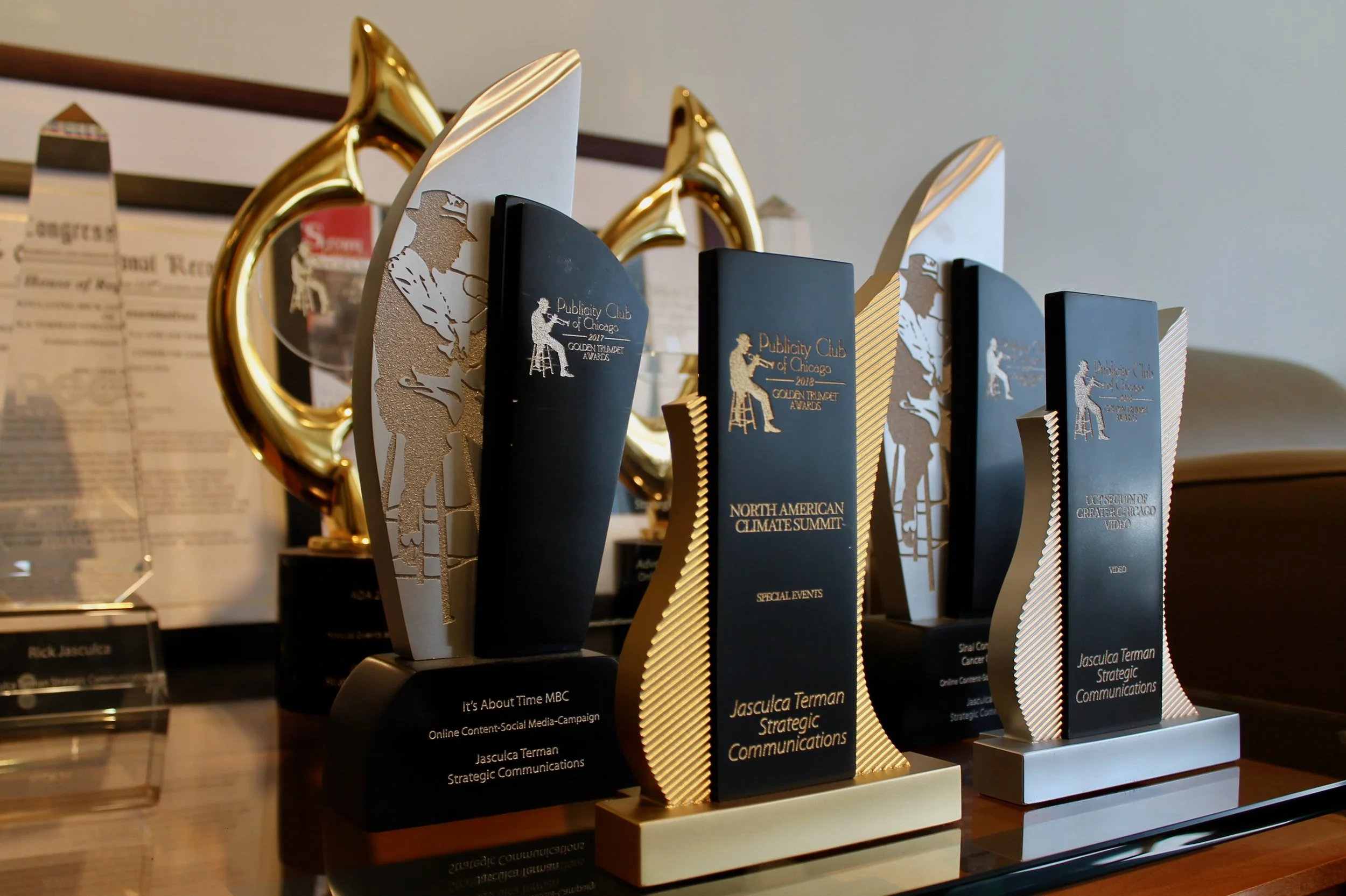 JT Recognized with Three Publicity Club of Chicago Awards