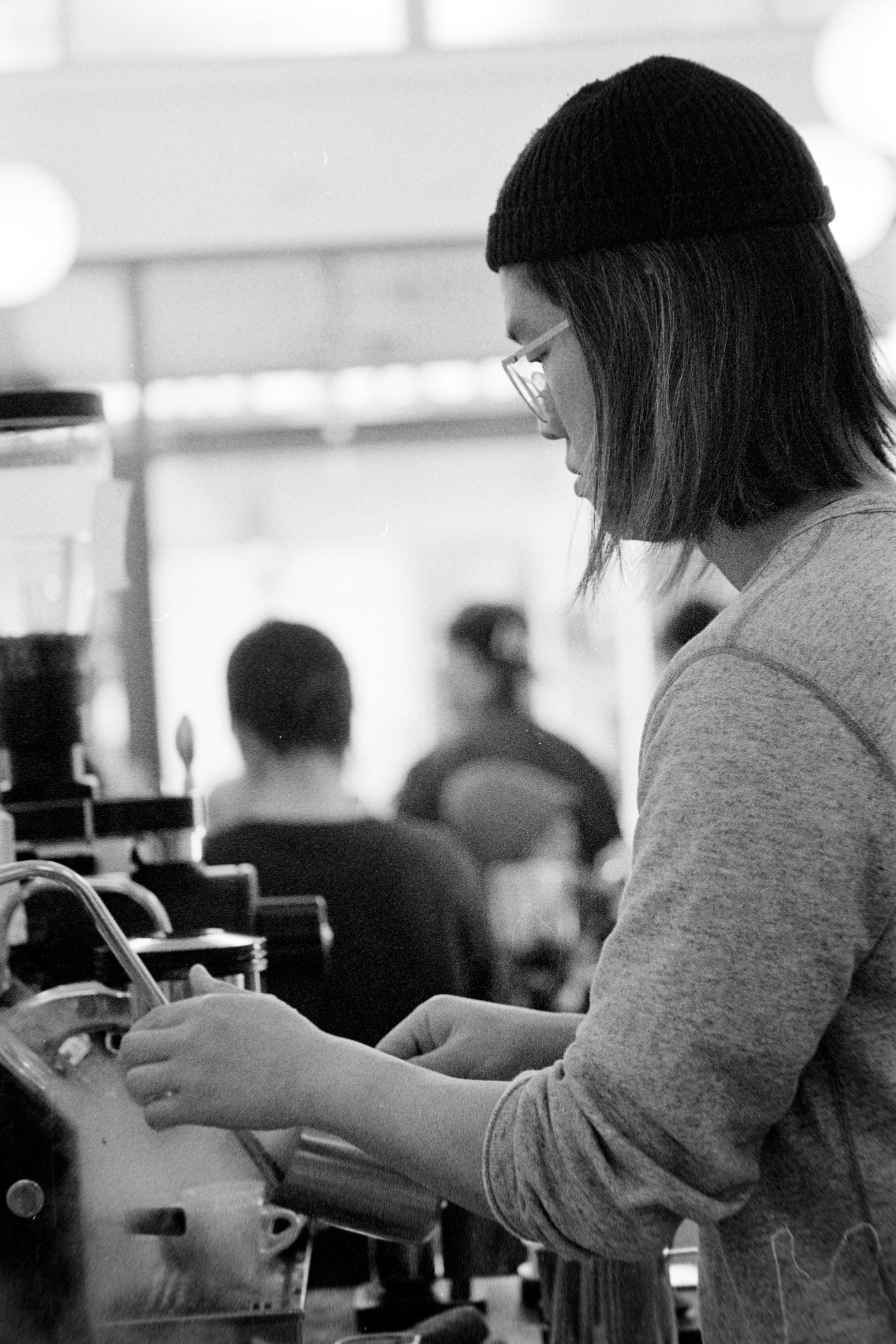  We couldn’t leave without another visit to Somewhere Coffee! Brian really knows his coffee, he teaches coffee, he judges coffee competitions and is constantly importing specialty coffee for us to try. Brian also shoots a mix of film/digital with Voi