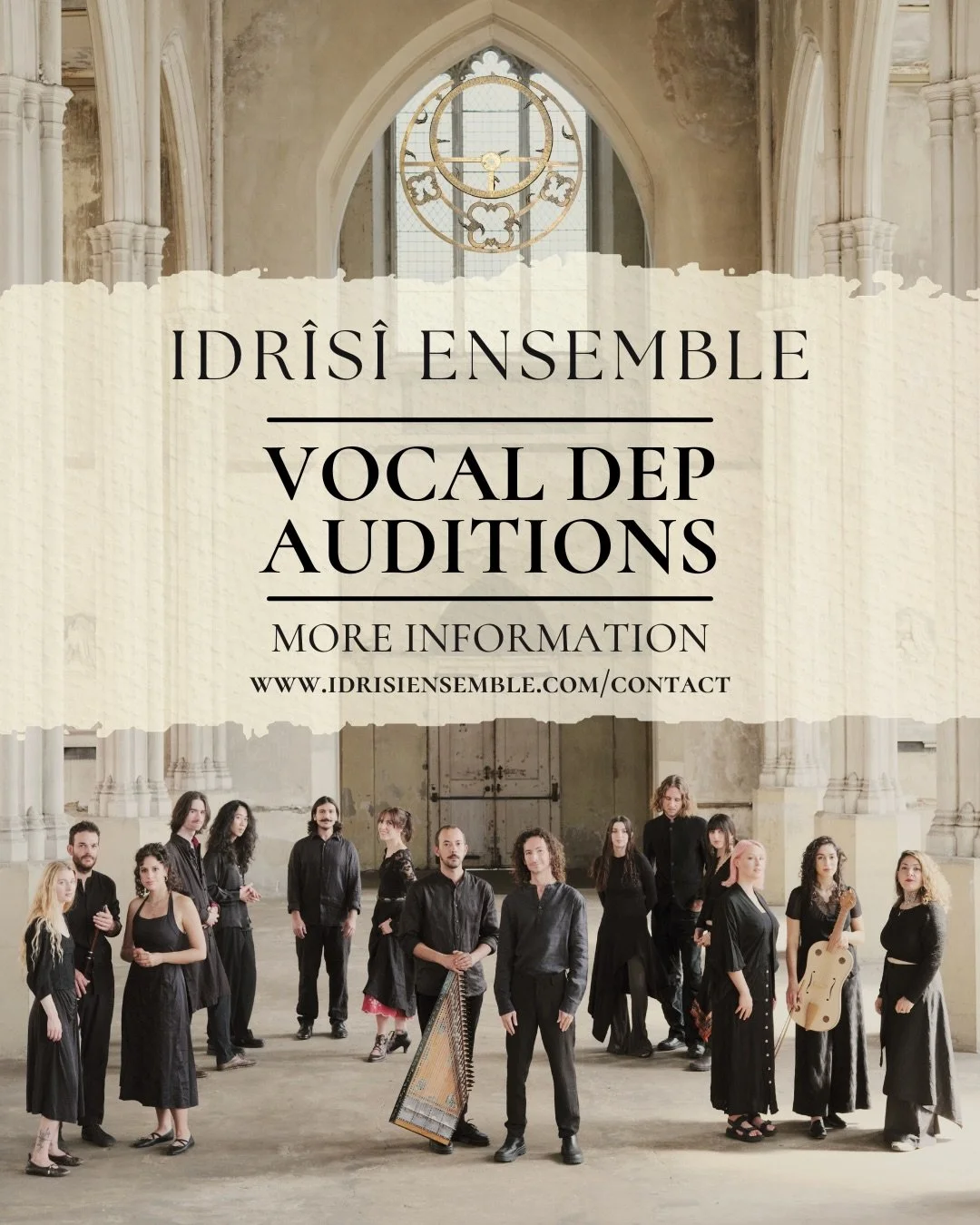 Idr&icirc;s&icirc; is growing, and we&rsquo;re opening a dep list!

This work asks for flexibility, fast learning, exceptional tuning, and strong ornamentation abilities. We&rsquo;re especially keen to hear from singers rooted in oral musical traditi