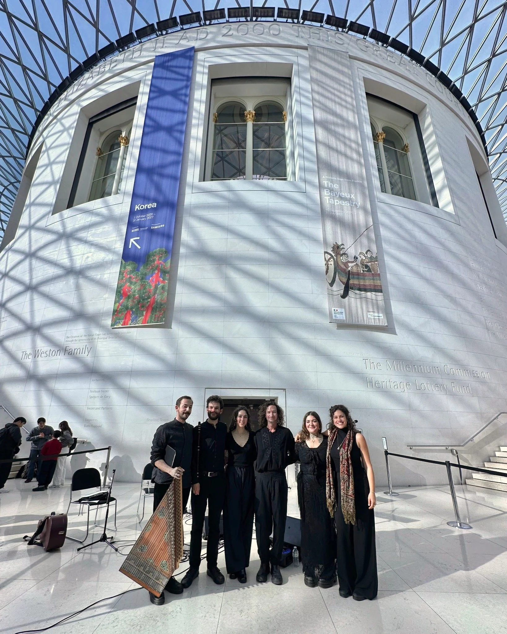 A special day performing at @britishmuseum for the Bayeux Tapestry celebrations 📖 🤍

Our programme explored the events of 1066 from different perspectives, with recitations in Old French, Old English and Latin telling of Norman legend, English defe