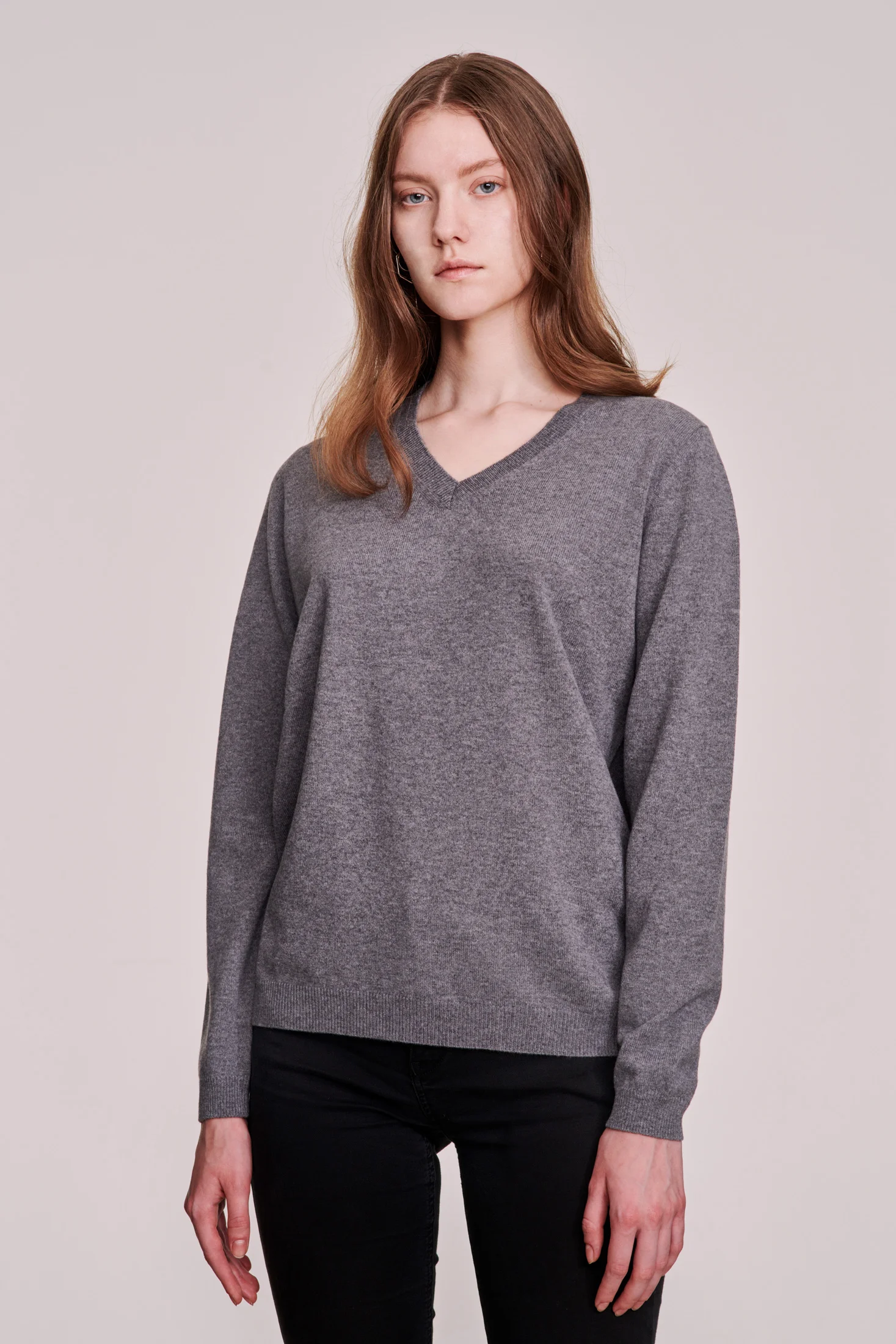 Clemence V-neck Short Sweater
