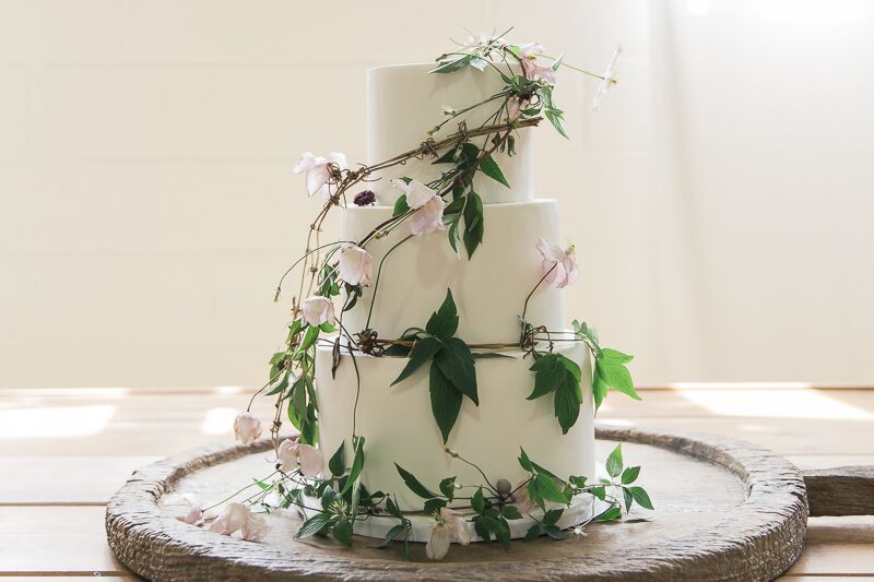 Cake by The Sweet Cake Kitchen . Image by Naomi LLewellyn Photography . Flowers by me.