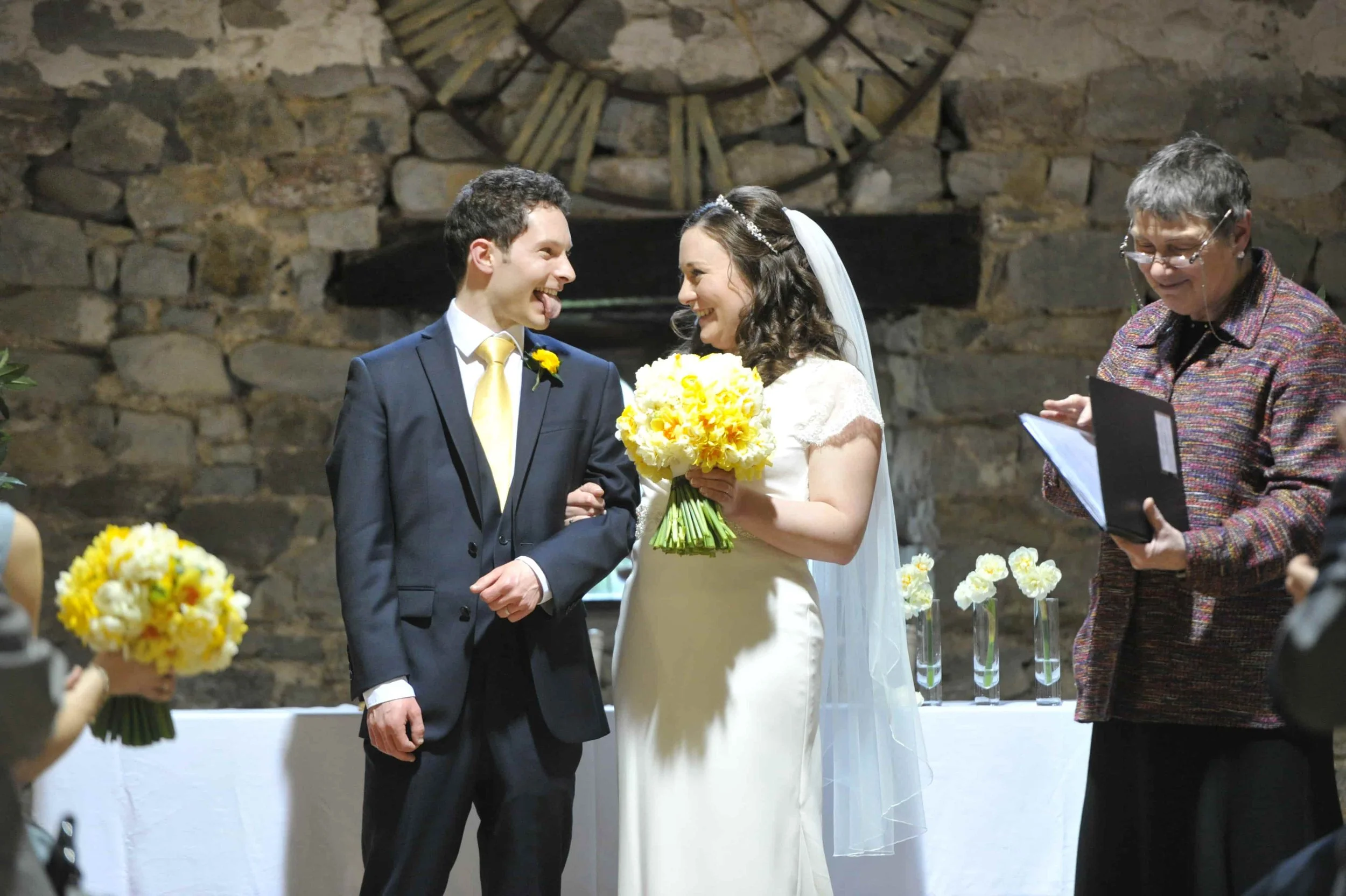 Just married at Pencoed House.JPG