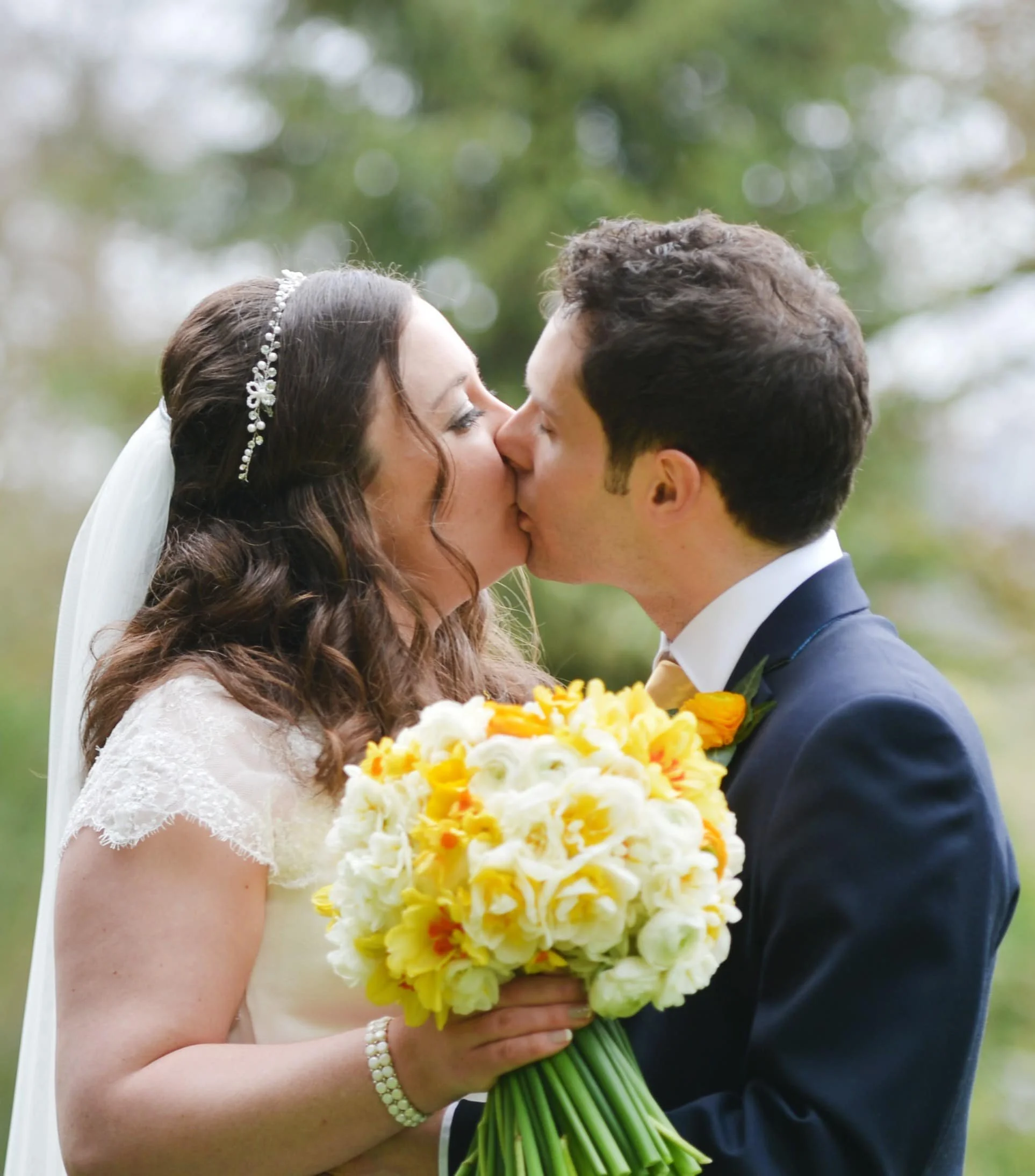 Mr and Mrs with flowers.JPG