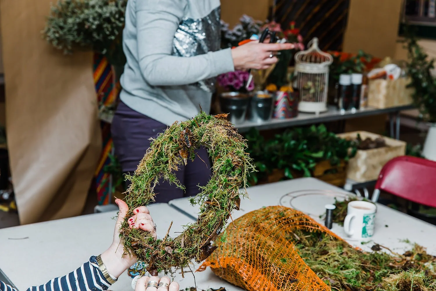  Come along to my Cardiff Christmas wreath making classes 2023