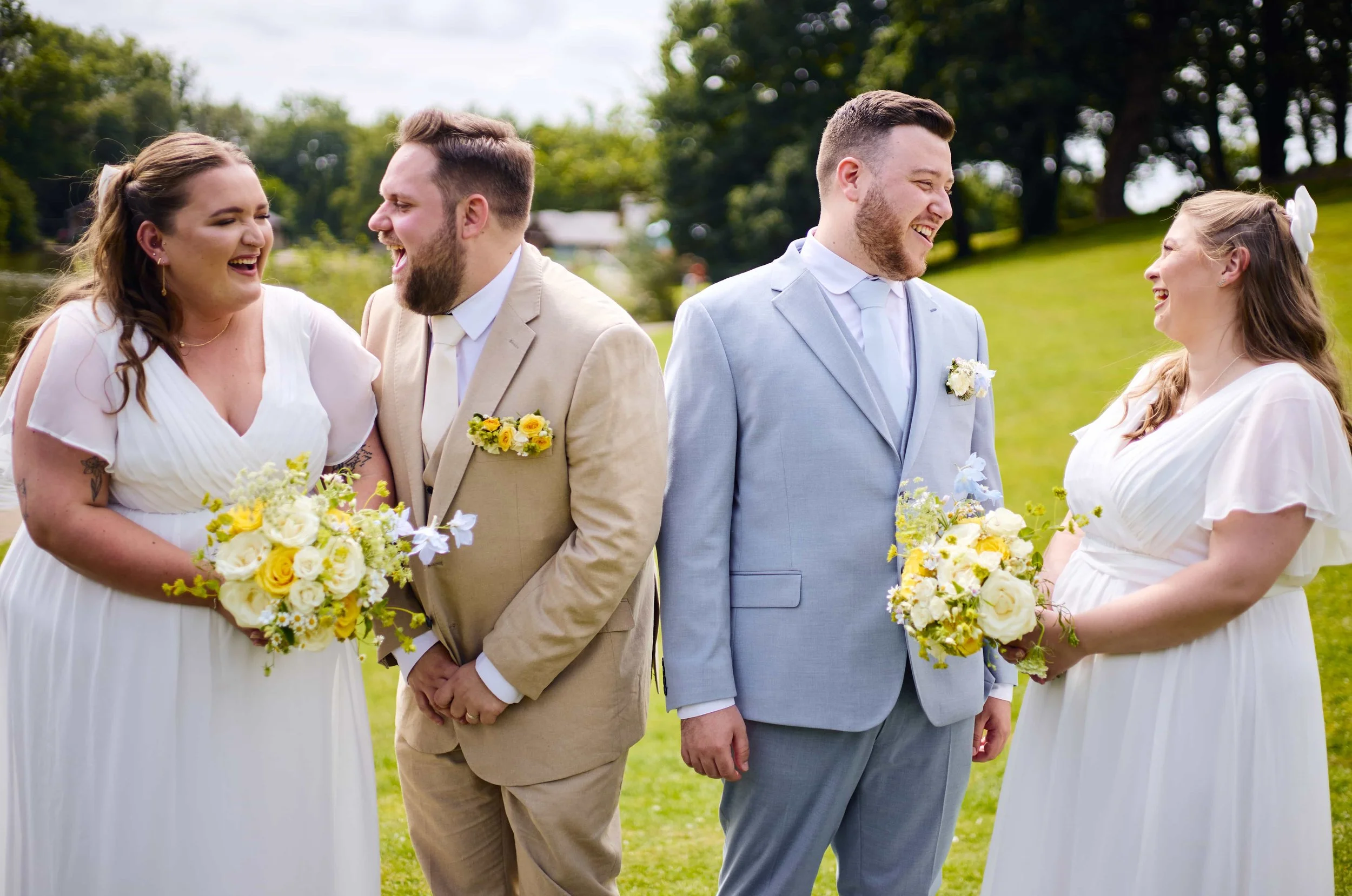 The wedding party for same sex wedding.jpg