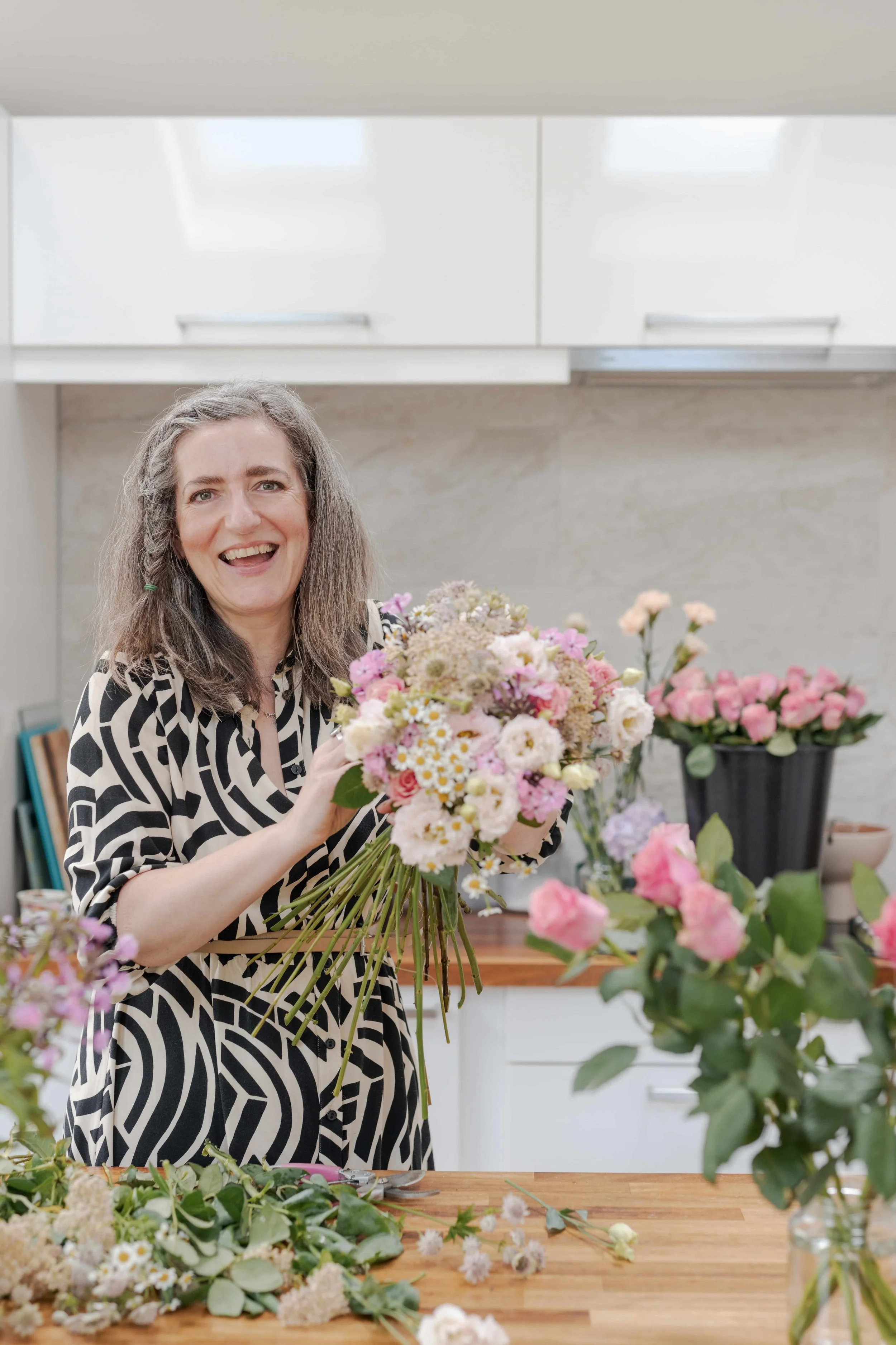 Anne-Marie, the face of Petal Power Cardiff florist