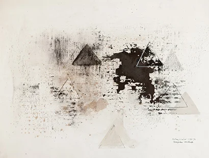 Triangular Landscape 1975-6, 56 x 75.5 cm