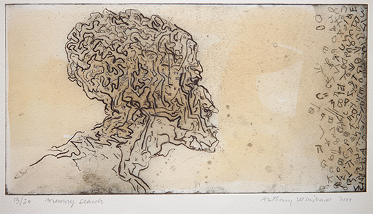 Memory Search 2001, 18 x 34 cm, hand tinted digital print