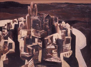 Arcos De La Frontera II 1962, 92 x 122 cm, oil on board
