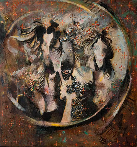 Mirrored Vanity 1999-2019, 137 x 127 cm