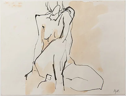 Life Class 1973, 20 x 26 cm