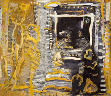 Reflections (With Yellow) 1985-6, 239 x 274 cm