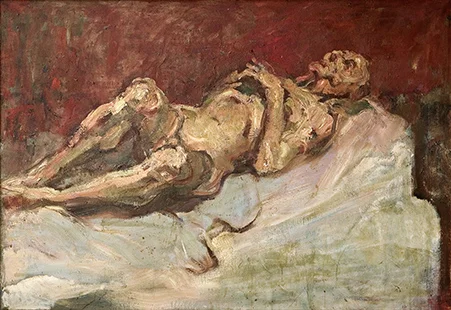 Study Of An Old Man 1955, 92 x 67 cm, oil on canvas
