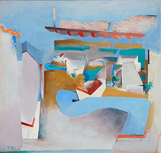 Blue Road Northwards II 1967, 153 x 161 cm
