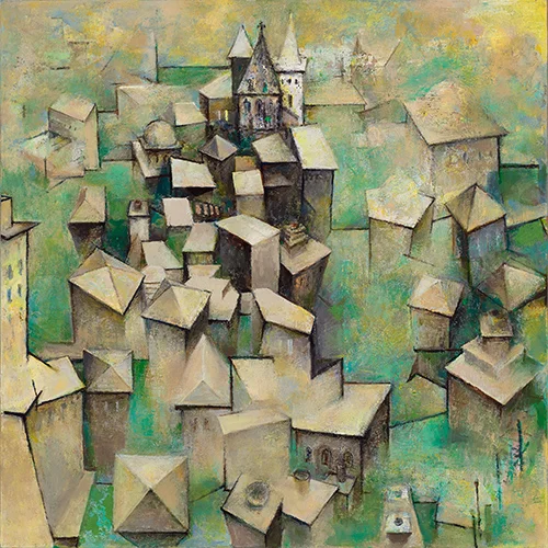 Flying Above II 2011-15, 91 x 91 cm