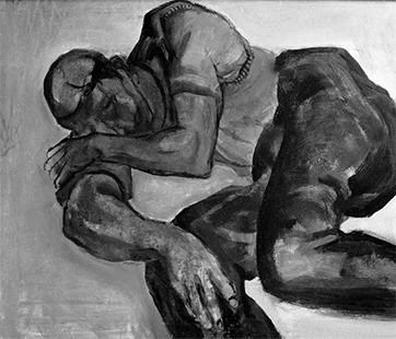 Sleeping Figure 1959, 122 x 152 cm