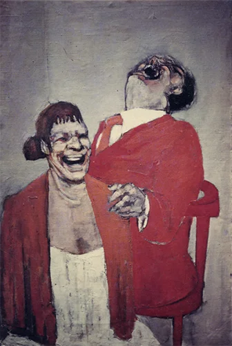 Laughing Couple 1956, 107 x 152.5 cm