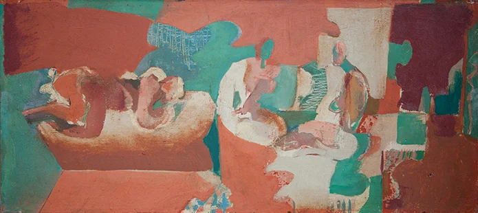 Life Class 1968 20 x 45.5 cm