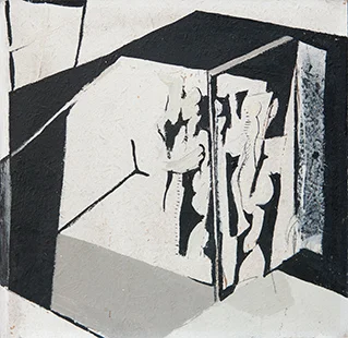 Interior With Musicians 1967 23 x 23 cm