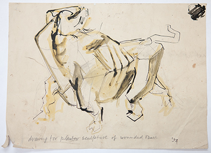 645_drawing_for_plaster_of_wounded_bull_anthony_whishaw_ra.jpg