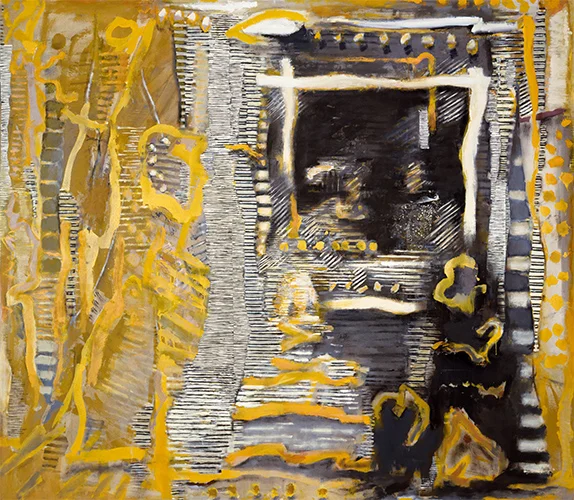 Reflections (With Yellow) 1985-6, 239 x 274 cm