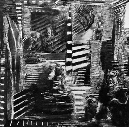 Reflections III 1984-5, 214 x 214 cm
