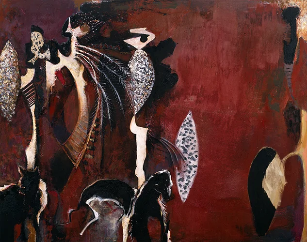 Sentinels 1989-1992, 242 x 305 cm