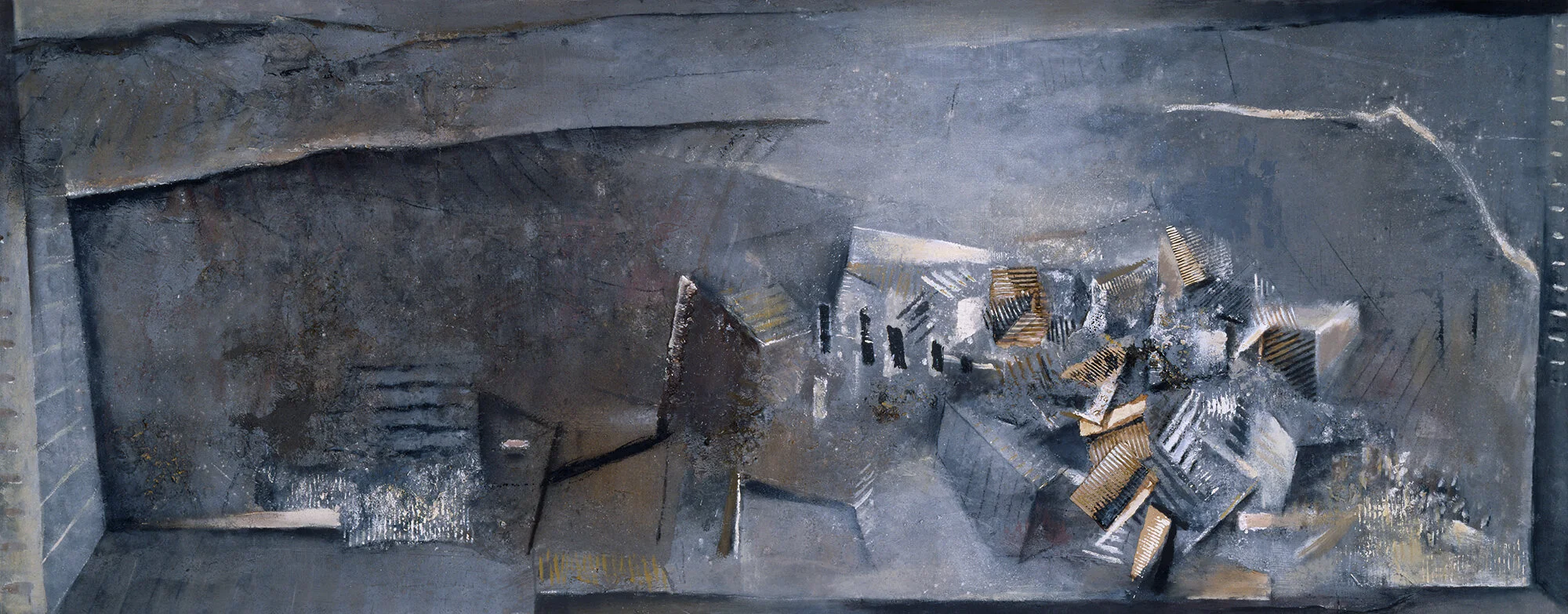 Towards Zamora 1986-88, 122 x 305 cm (Zeneca)