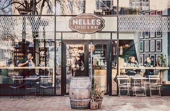 Nelle’s kaffebar i Pantheonsgade, Odense. Foto: odenses-gader