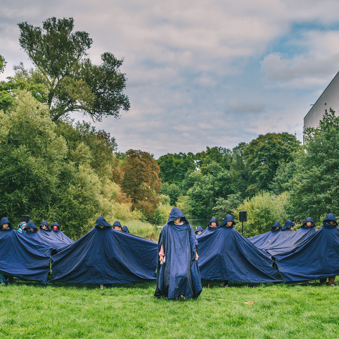 Lilibeth Cuenca Rasmussen & ART 2030, Tow with the Flow , Roskilde Festival, 2018. Photography by LEES Foto © ART 2030. Courtesy of the artist.