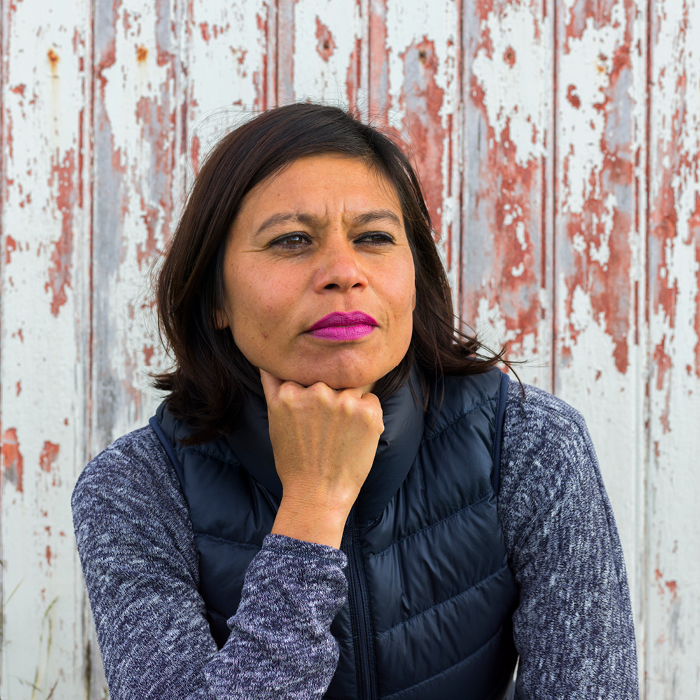 Portrait of Lilibeth Cuenca Rasmussen. Photography by Bjarte Björkum. Courtesy of the artist.