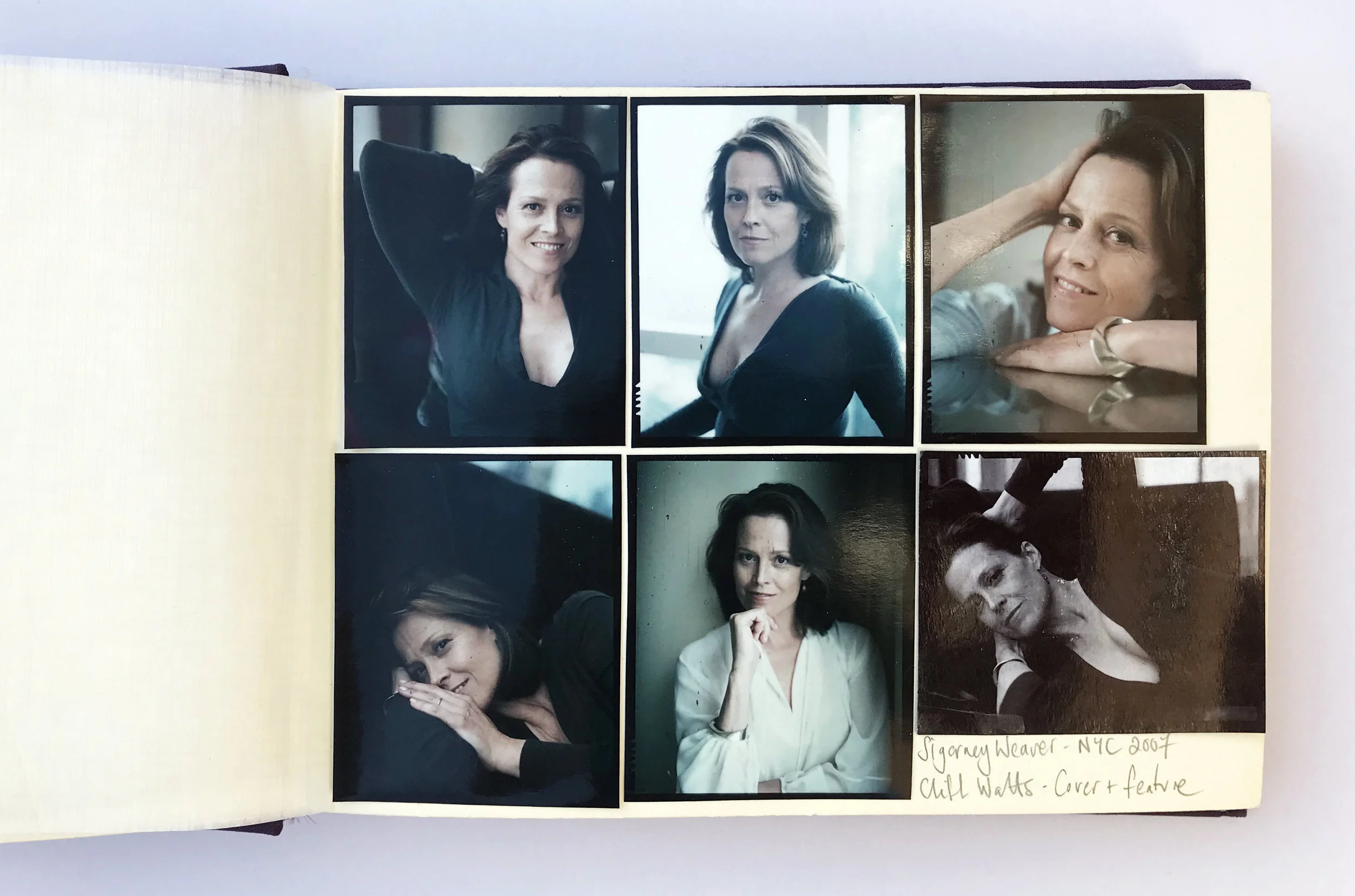 Creative Director / cover shoot / Sigorney Weaver / ph Cliff Watts