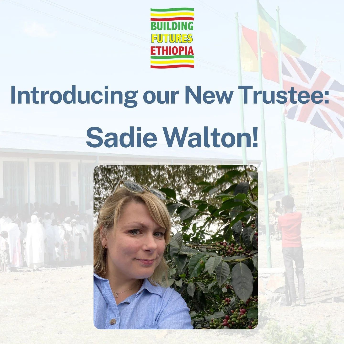 We have some exciting news to share! Please join us in welcoming our newest Trustee, Sadie Walton!

Sadie joins us with 20 years of experience in the coffee industry, having travelled extensively through East Africa as a Green Coffee Buying Manager -