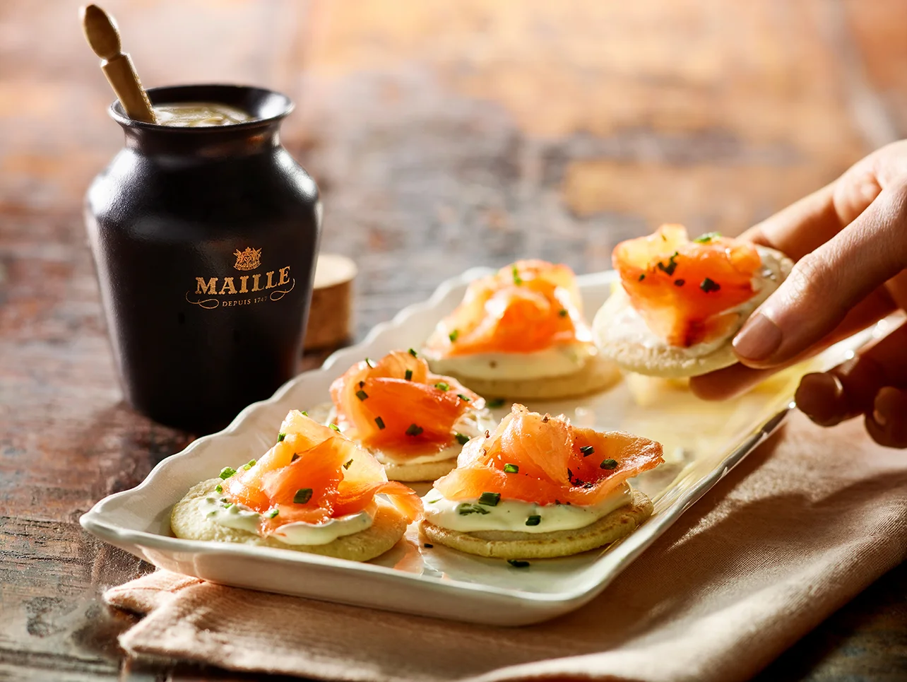 Salmon Truffle Maille Photographer Andy Parkington