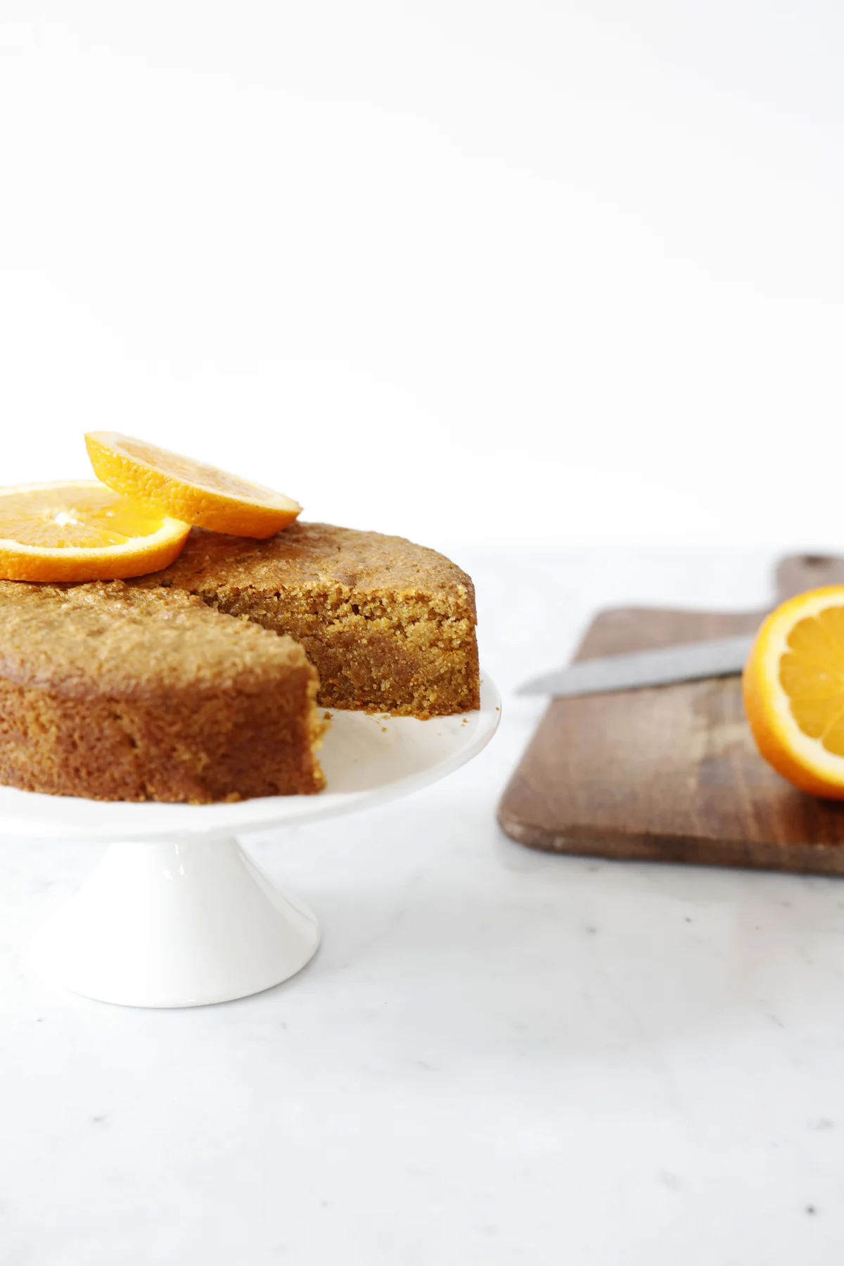 Vegan orange polenta cake — Food Bandits