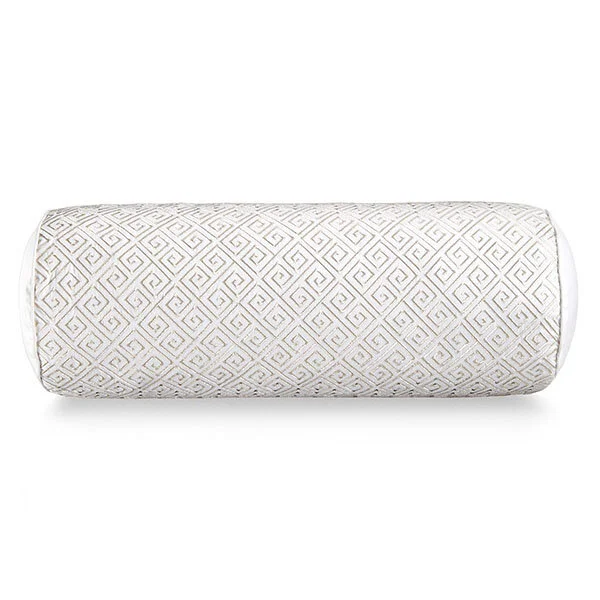 8" x 22" Embroidered Bolster