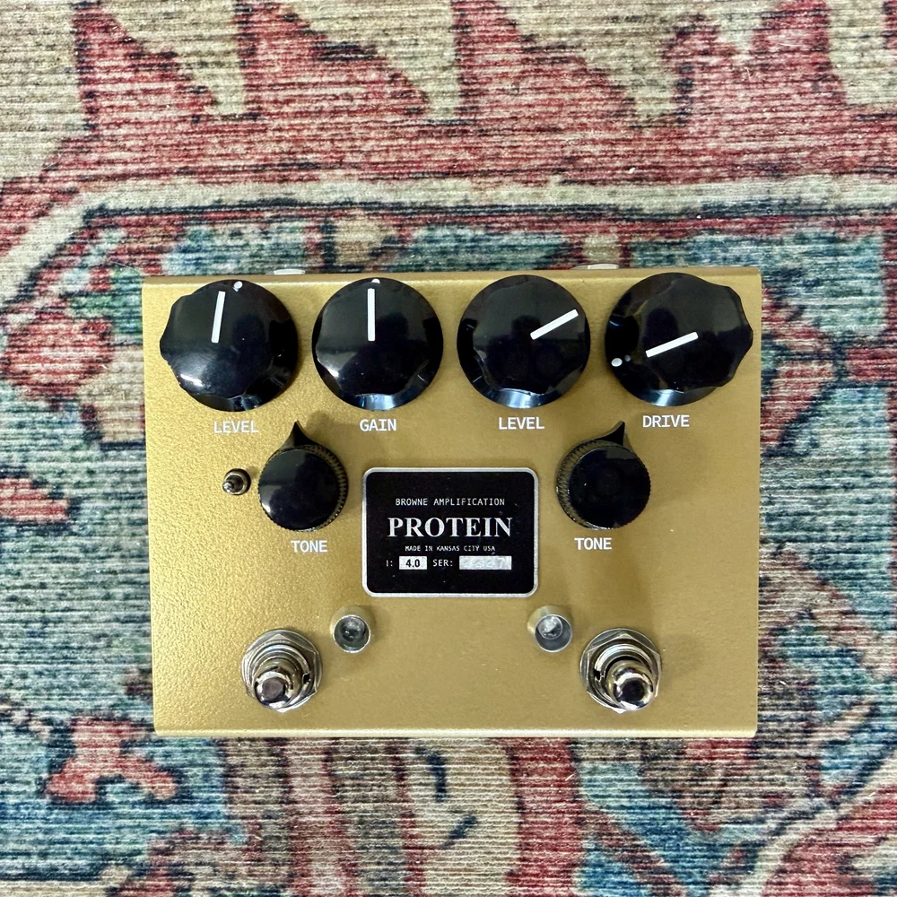 ギター Browne Amplification PROTEIN Protein Dual Overdrive V4 — Browne Amplification