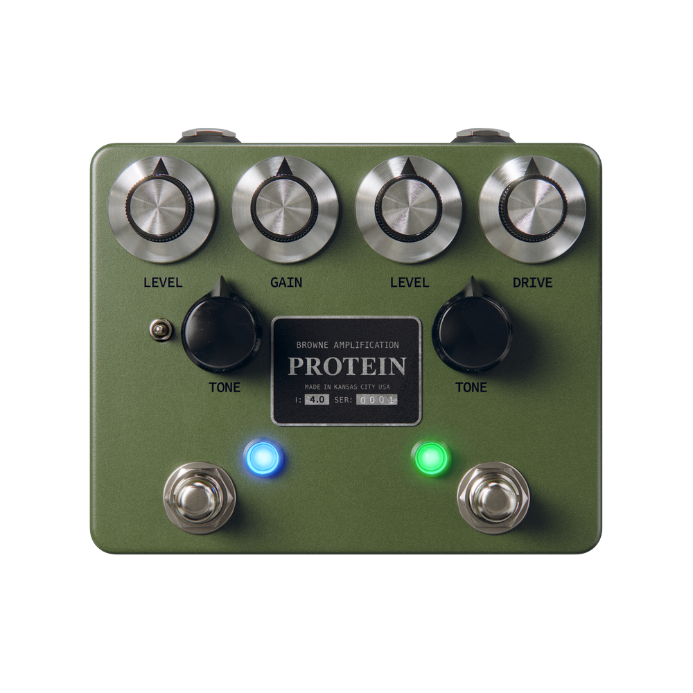ギター Browne Amplification PROTEIN Protein Dual Overdrive V4 — Browne Amplification