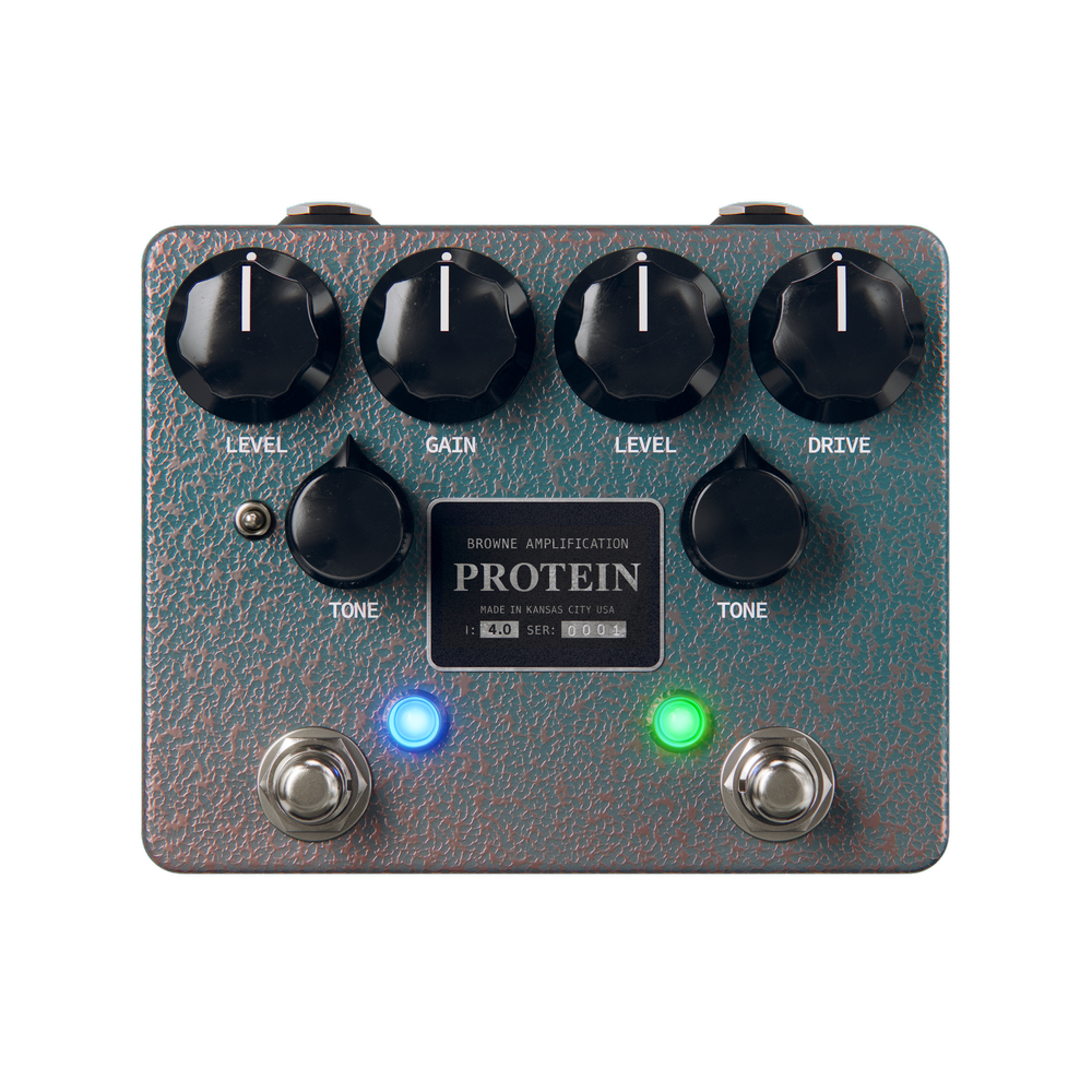 ギター Browne Amplification Protein V4 Protein Dual Overdrive V4 — Browne Amplification