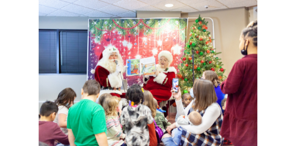 Christmas Joy Spread by Volunteers