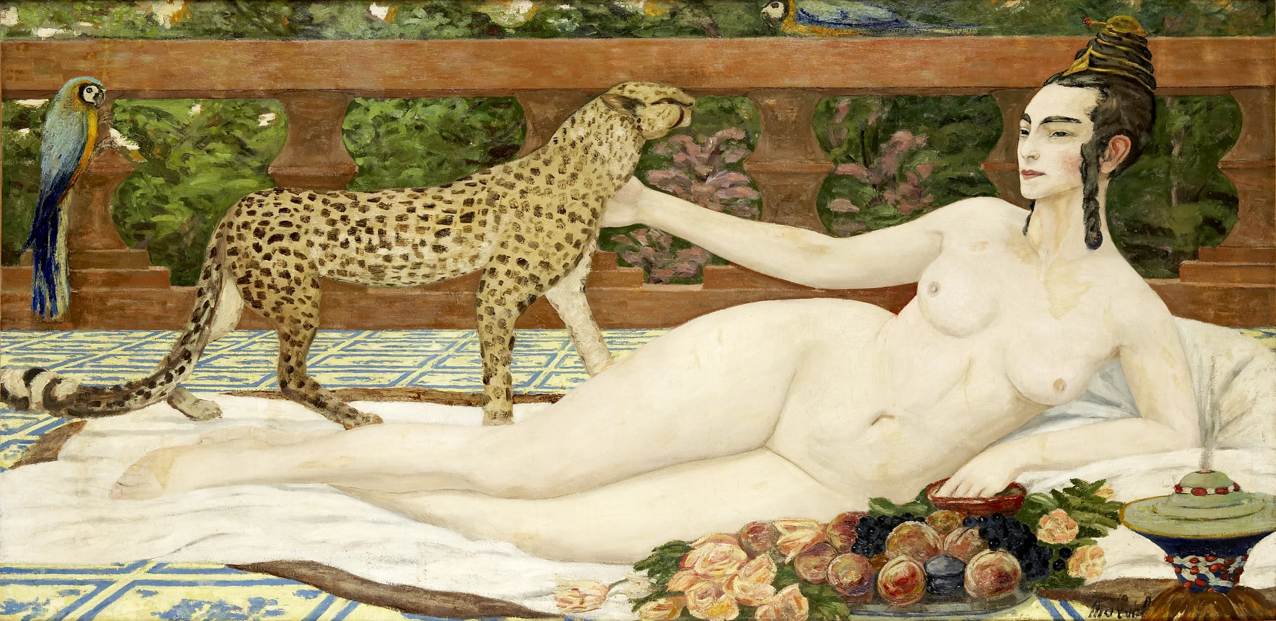 Odalisque au Guépard, Jacqueline Marval, 1900